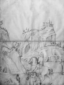 San Eustaquio, del álbum de dibujos de Jacopo Bellini de Jacopo Bellini